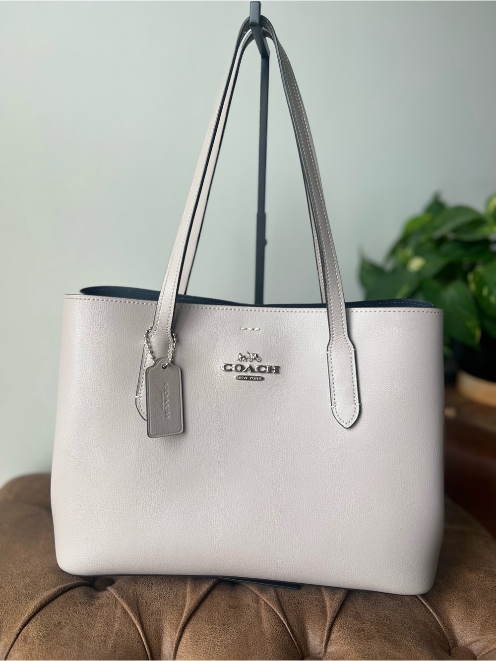 Coach Avenue CarryAll in Light Gray